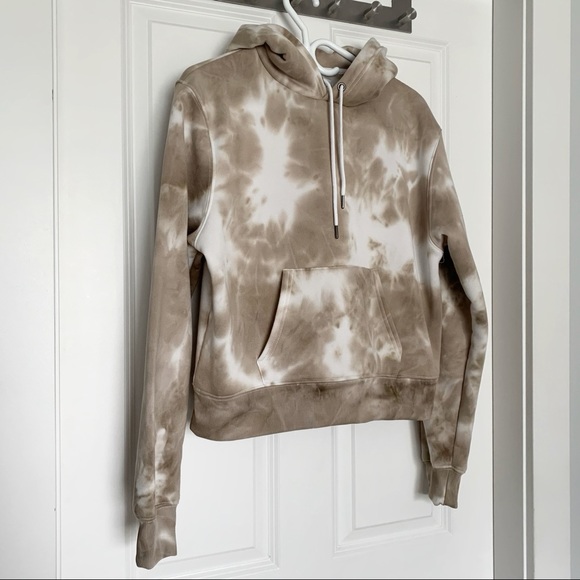 •SWS• Cropped Tie Dye Hoodie Size L - Picture 2 of 10